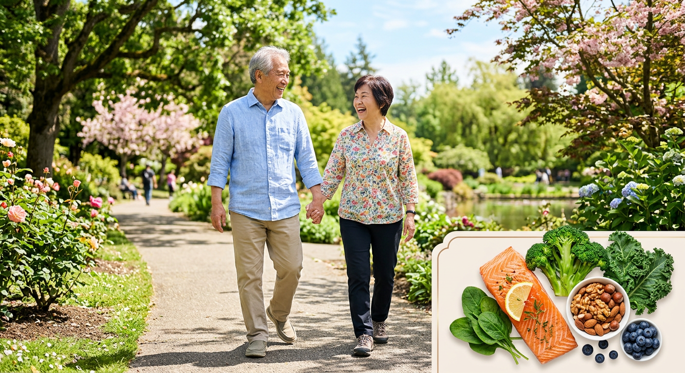 長者保持健康飲食與運動，有助延緩聽力衰退。Heari 傾耳聽 香港聽力中心 | 立即登記免費聽力測試
