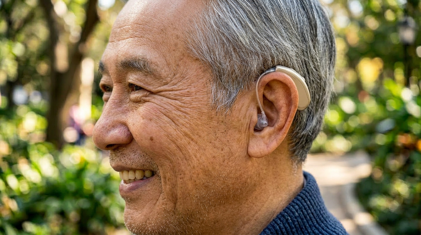 配戴助聽器改善單耳失聰與聽力受損問題。Heari 傾耳聽 香港聽力中心 | 立即登記免費聽力測試